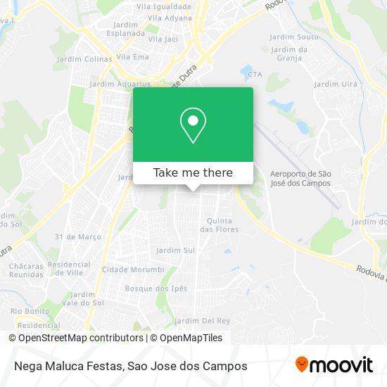 Mapa Nega Maluca Festas