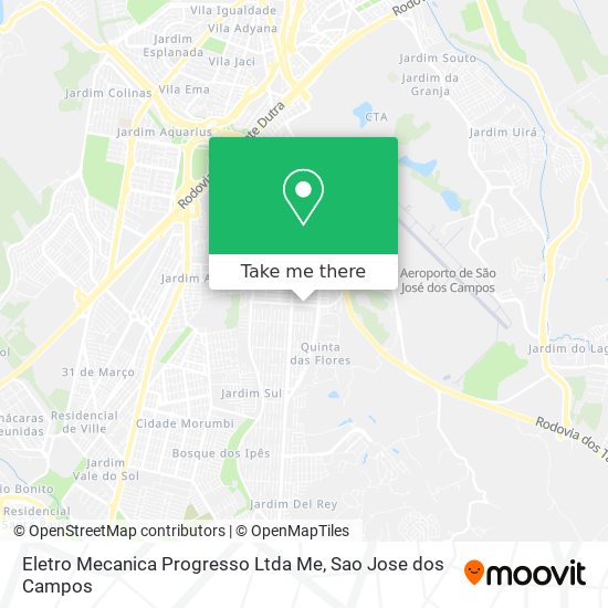 Eletro Mecanica Progresso Ltda Me map