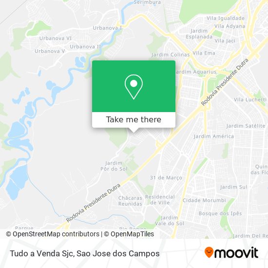 Tudo a Venda Sjc map