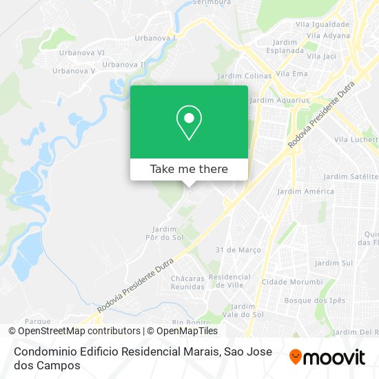 Condominio Edificio Residencial Marais map