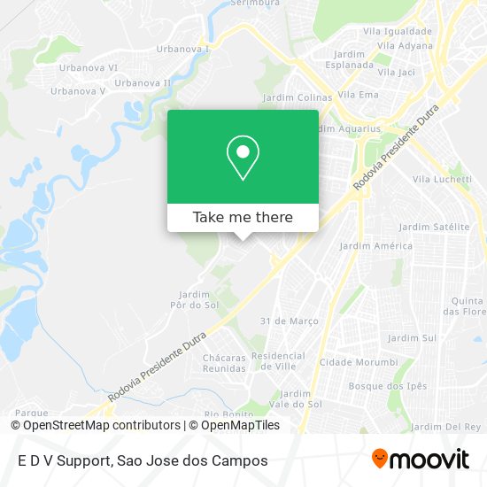 E D V Support map