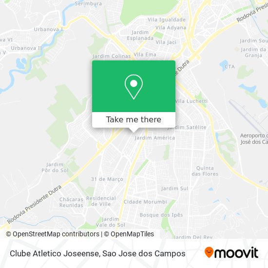 Clube Atletico Joseense map