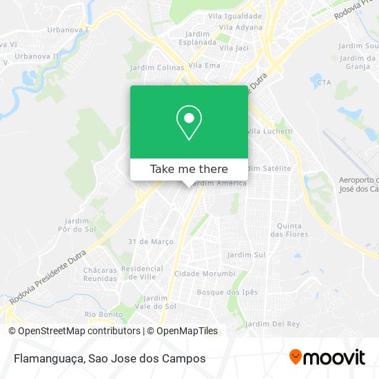 Flamanguaça map