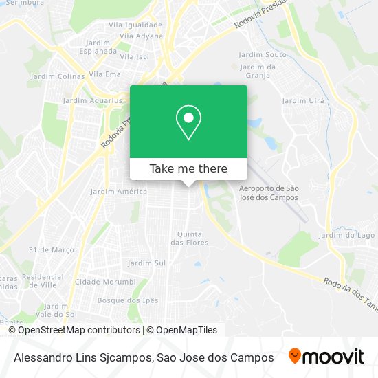 Alessandro Lins Sjcampos map