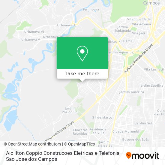 Aic Ilton Coppio Construcoes Eletricas e Telefonia map