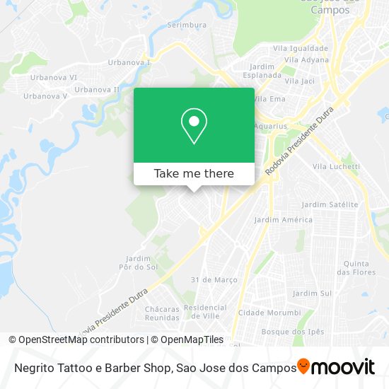 Negrito Tattoo e Barber Shop map