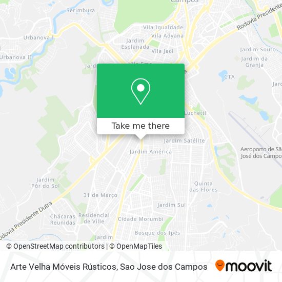 Arte Velha Móveis Rústicos map
