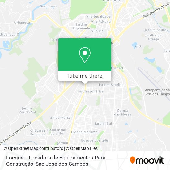 Locguel - Locadora de Equipamentos Para Construção map
