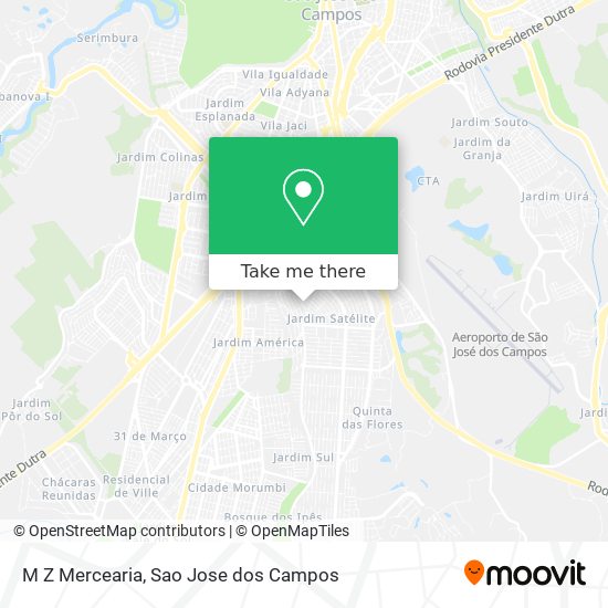 M Z Mercearia map