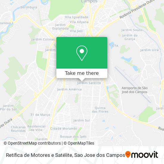 Retífica de Motores e Satélite map