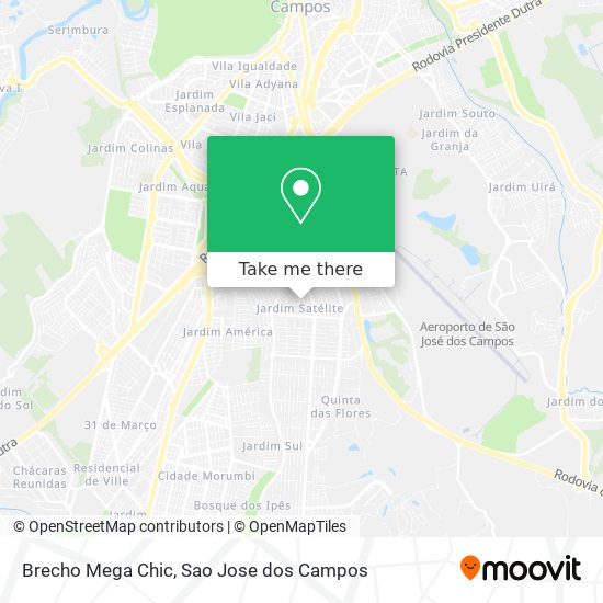 Brecho Mega Chic map