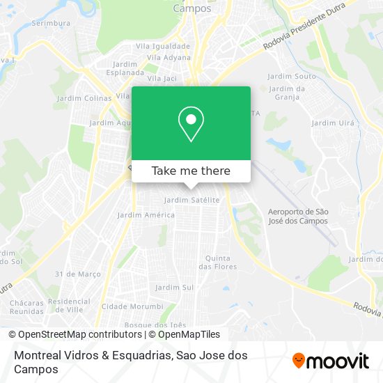 Montreal Vidros & Esquadrias map