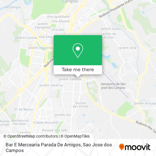 Mapa Bar E Mercearia Parada De Amigos