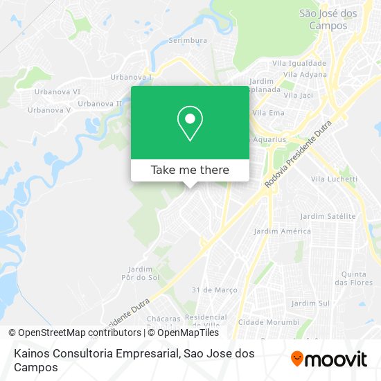 Mapa Kainos Consultoria Empresarial