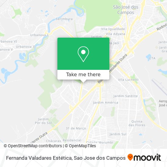 Fernanda Valadares Estética map