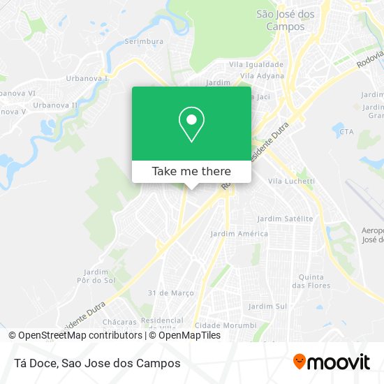 Tá Doce map