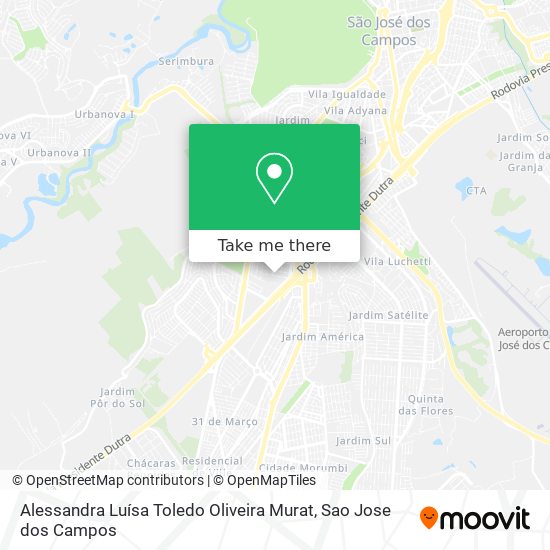 Alessandra Luísa Toledo Oliveira Murat map
