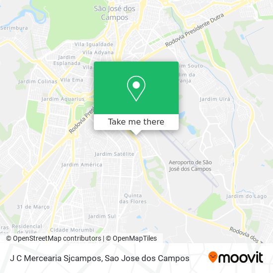 J C Mercearia Sjcampos map