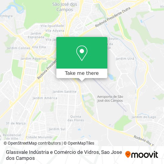 Glassvale Indústria e Comércio de Vidros map