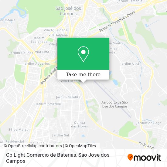 Cb Light Comercio de Baterias map