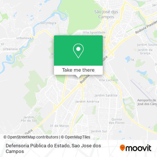 Defensoria Pública do Estado map
