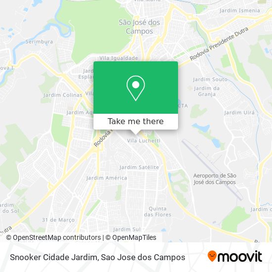 Snooker Cidade Jardim map