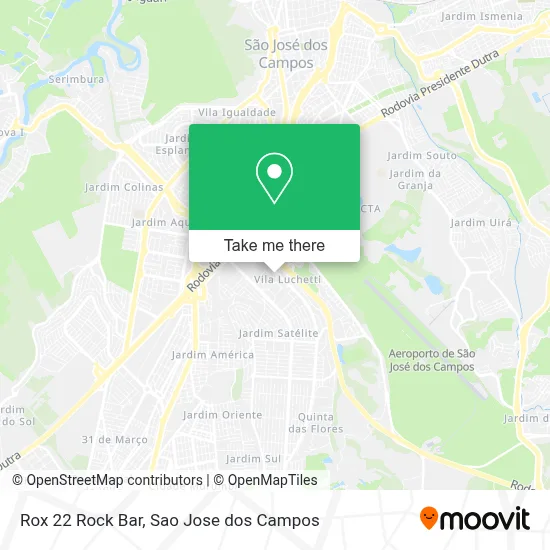 Rox 22 Rock Bar map