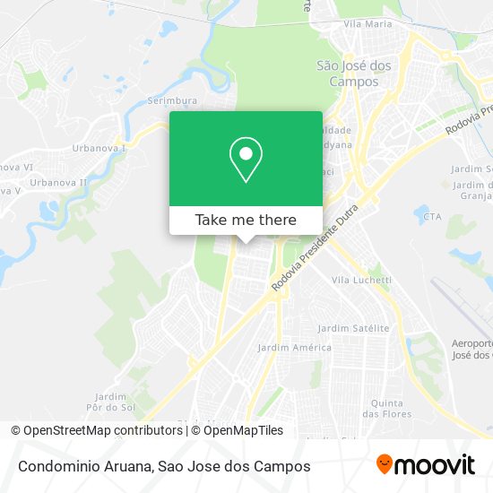 Condominio Aruana map
