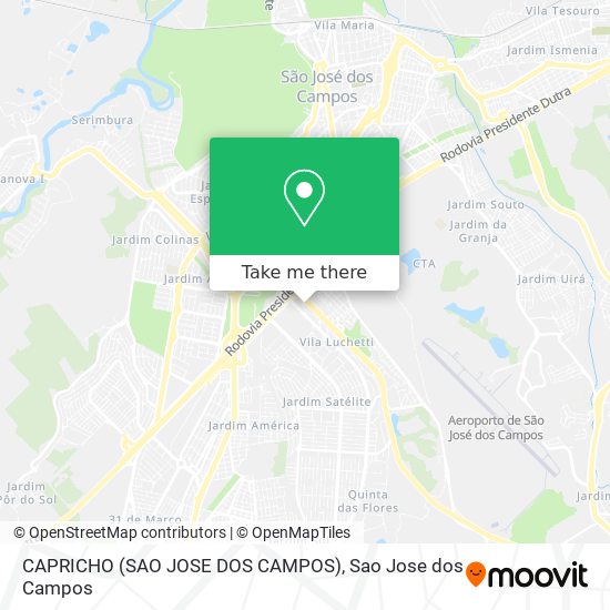CAPRICHO (SAO JOSE DOS CAMPOS) map