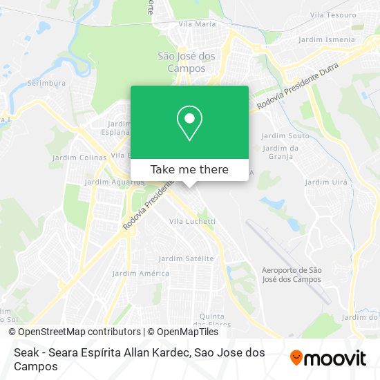 Seak - Seara Espírita Allan Kardec map