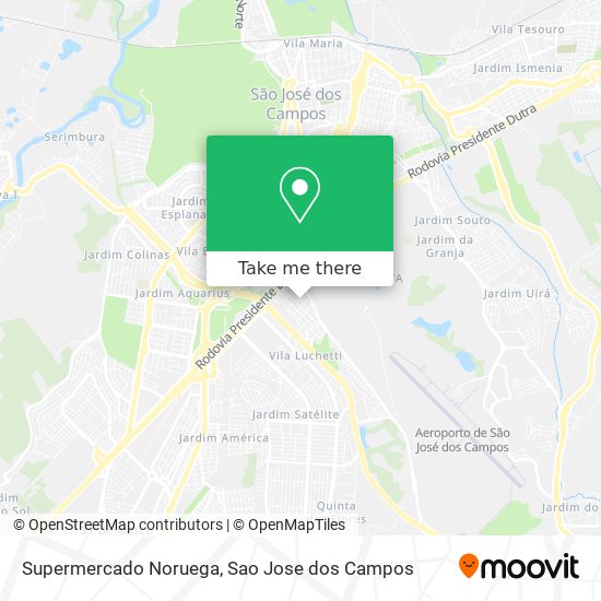 Supermercado Noruega map