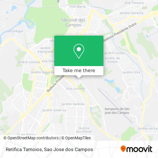 Retifica Tamoios map