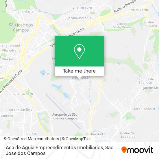 Asa de Águia Empreendimentos Imobiliários map