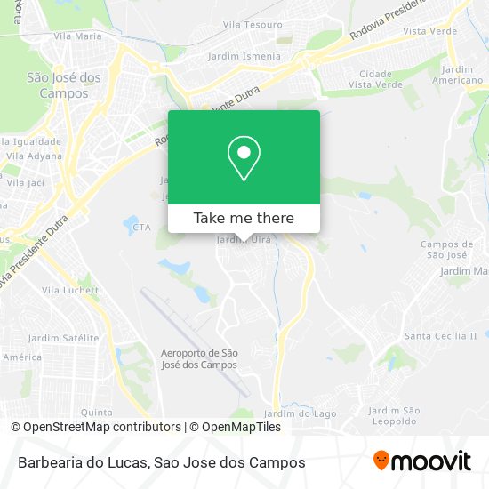 Mapa Barbearia do Lucas