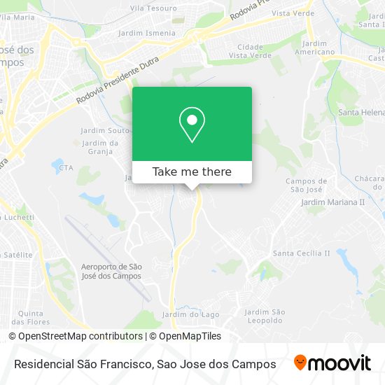 Residencial São Francisco map