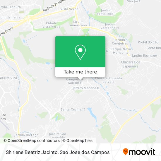 Shirlene Beatriz Jacinto map