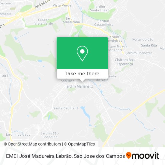 EMEI José Madureira Lebrão map