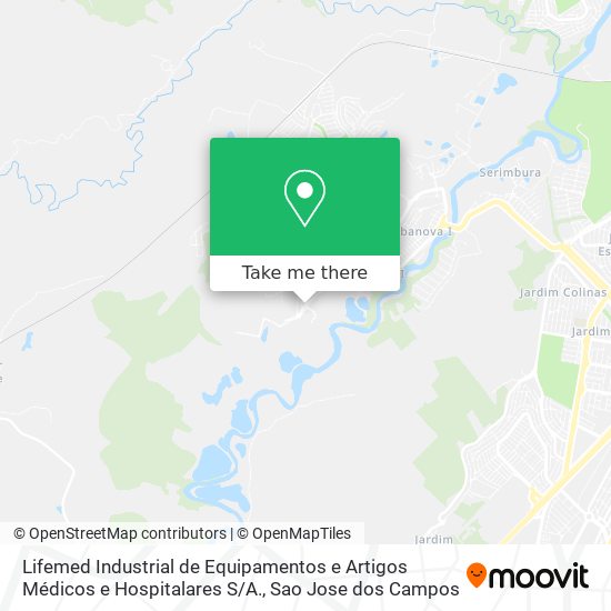 Lifemed Industrial de Equipamentos e Artigos Médicos e Hospitalares S / A. map