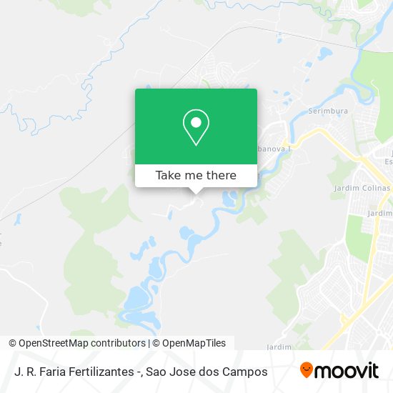 J. R. Faria Fertilizantes - map