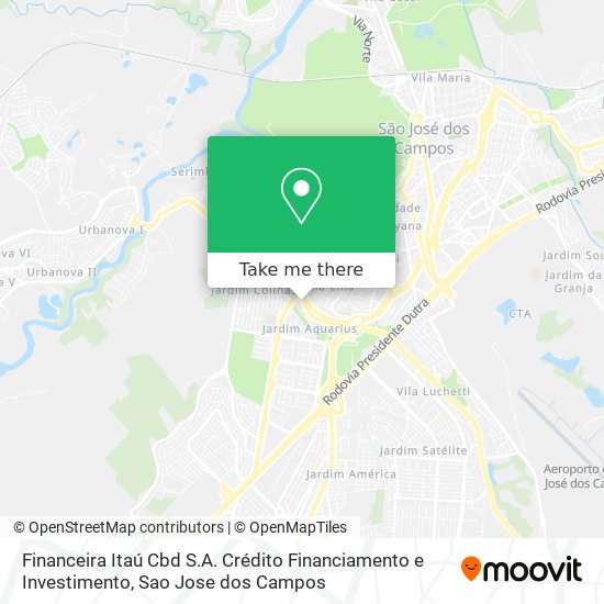 Financeira Itaú Cbd S.A. Crédito Financiamento e Investimento map