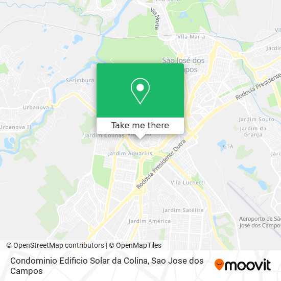 Condominio Edificio Solar da Colina map