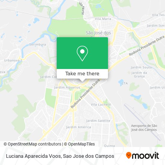 Luciana Aparecida Voos map