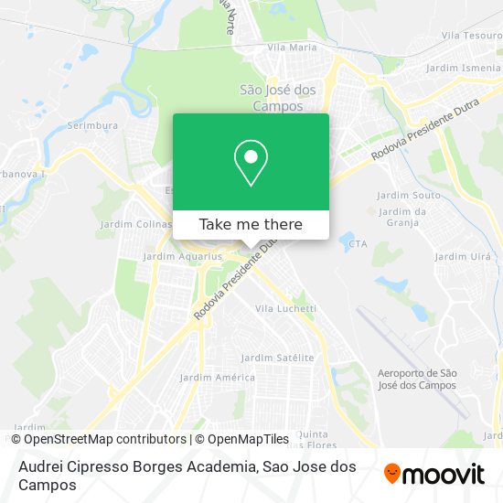 Audrei Cipresso Borges Academia map