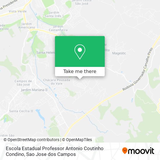 Escola Estadual Professor Antonio Coutinho Condino map