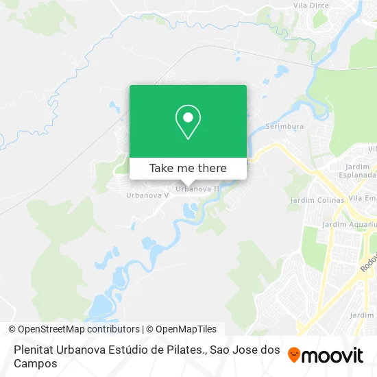Plenitat Urbanova Estúdio de Pilates. map