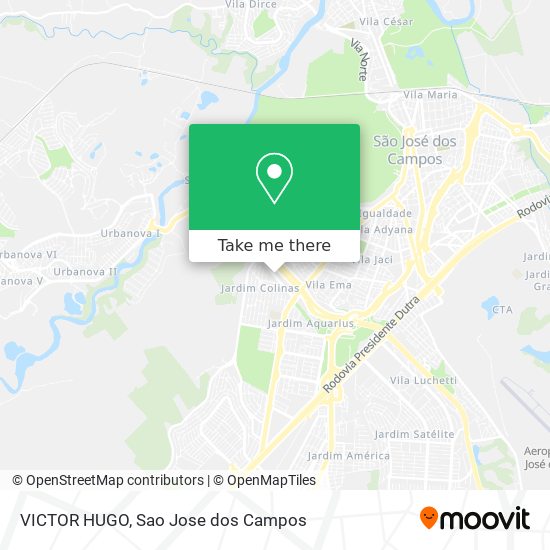 VICTOR HUGO map