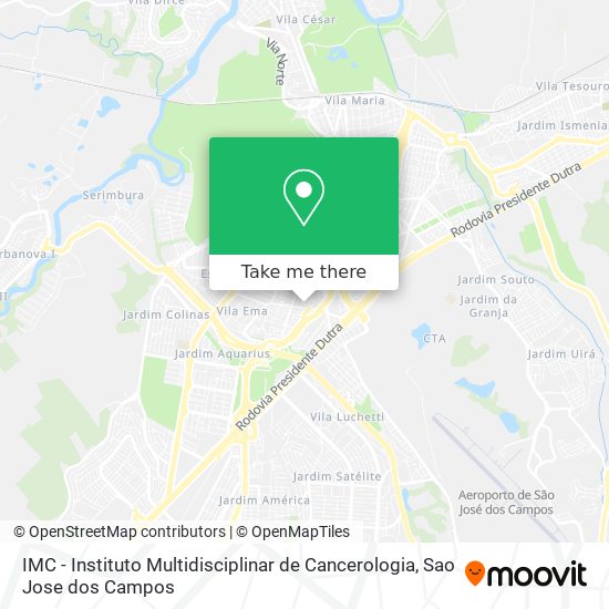 IMC - Instituto Multidisciplinar de Cancerologia map