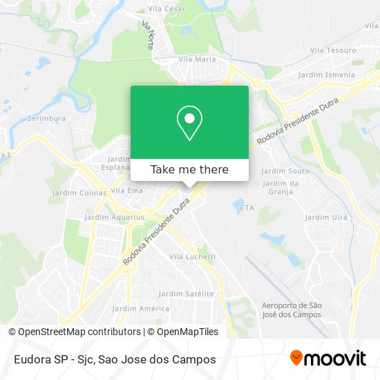 Eudora SP - Sjc map
