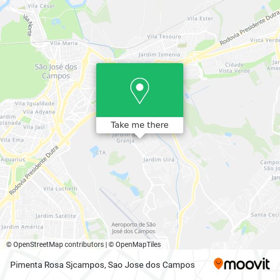 Pimenta Rosa Sjcampos map
