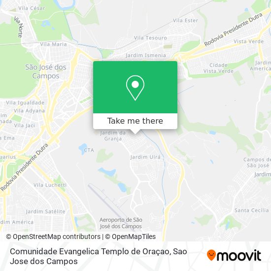 Comunidade Evangelica Templo de Oraçao map